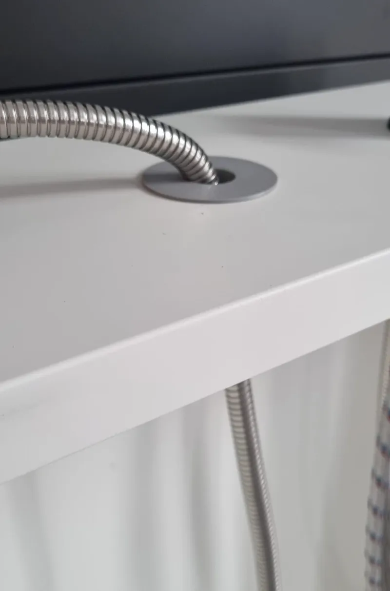 For Ikea Besta Kabeldurchführung Deckplatte Cable entry 