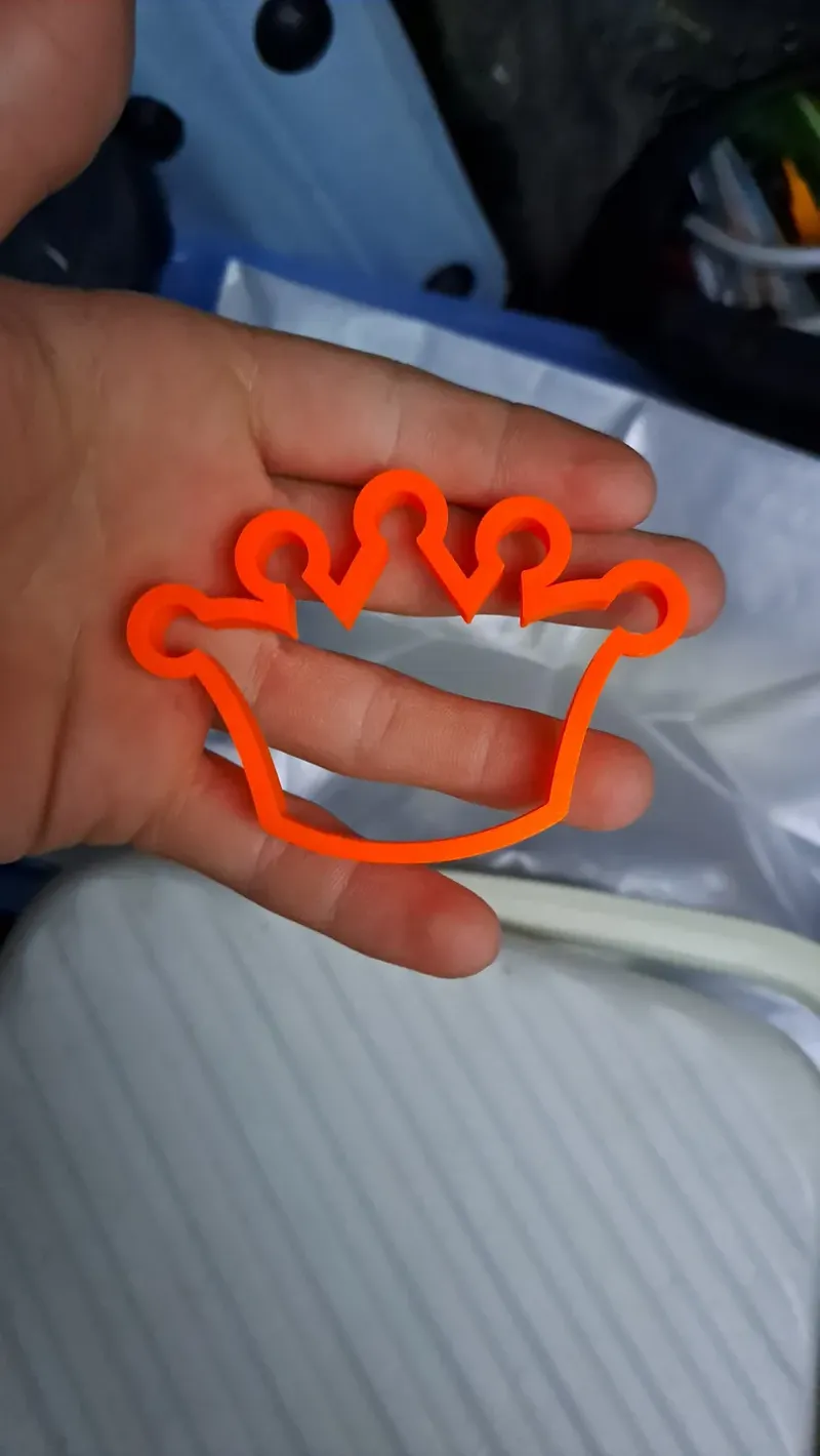 Crown cookie cutter 02cm - 10cm