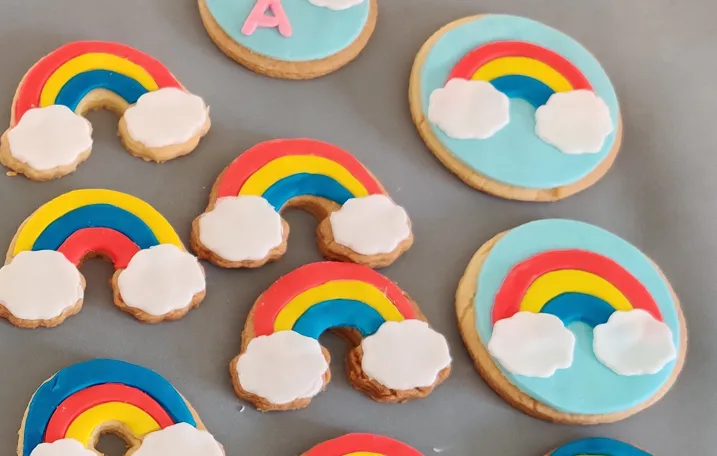 Rainbow cookie cutter 2cm - 10cm