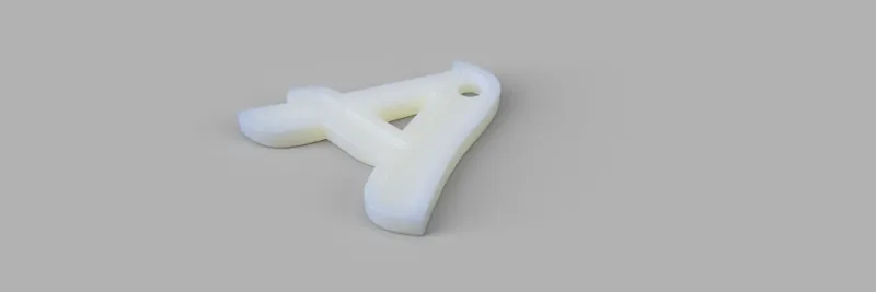 Letter A Keychain