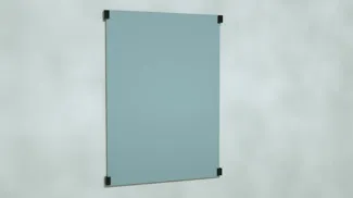 NO DAMAGE Poster Clamps ( with Foldback Clamps / binder clips )