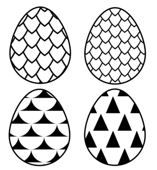 (Easter-) Eggs Cookie Cutter / -Stamps