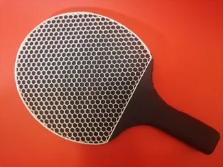 Honeycomb pingpong paddle
