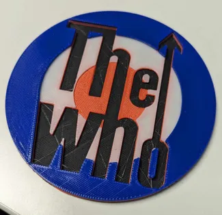 Drink Coaster: The Who Band Logo