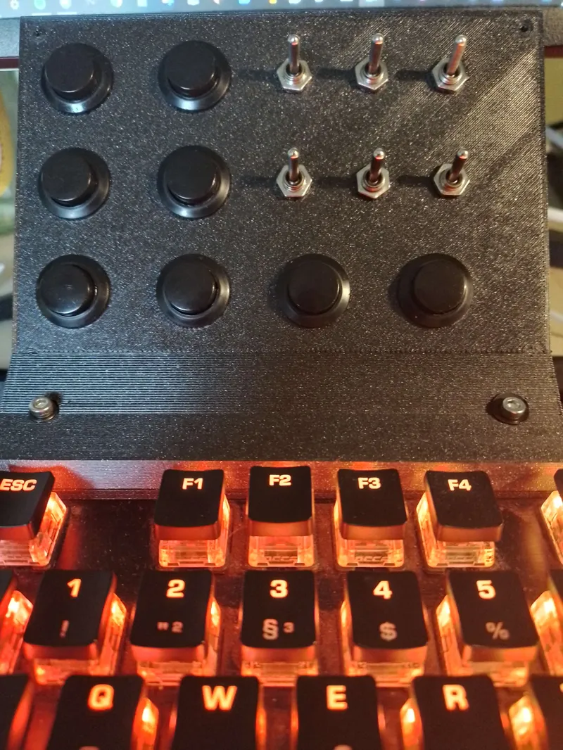 Clip-on Button panel