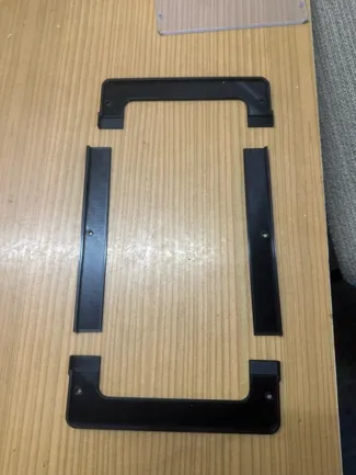 Rahmen für Plexiglas 3mm Sichtfenster Schaltschrank