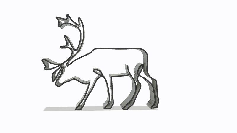 Deer Design Ornament