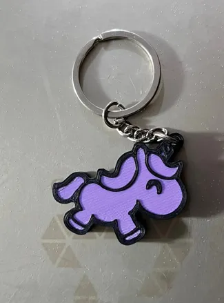 LLAVERO UNICORNIO / UNICORN KEYCHAIN