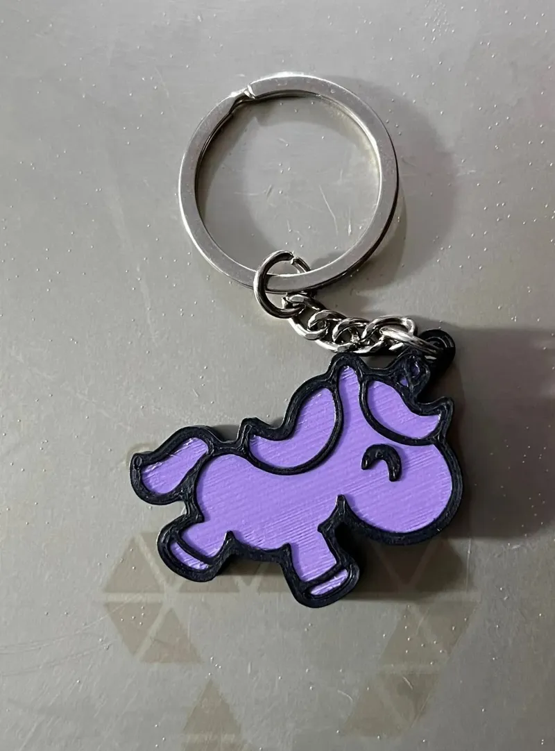 LLAVERO UNICORNIO / UNICORN KEYCHAIN