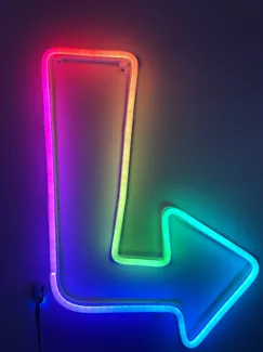 Neon Arrow Sign (Using wLED)