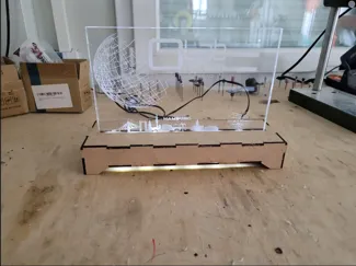 Laser-cuttable led-sign (customisable)