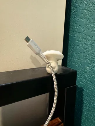 Mushroom Cable holder with magnet