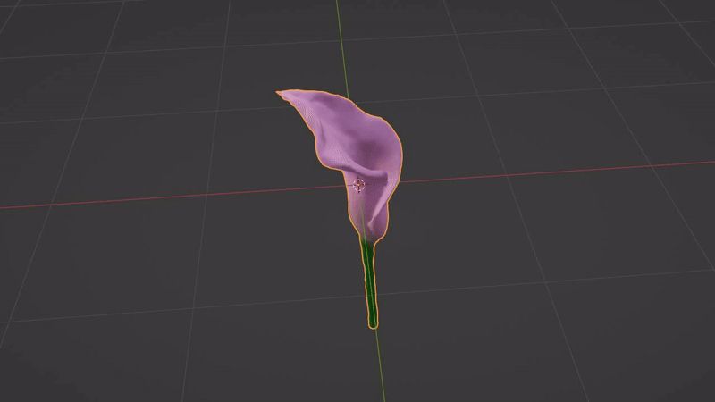 Photoscanned Flower