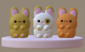 Three cute teddy’s