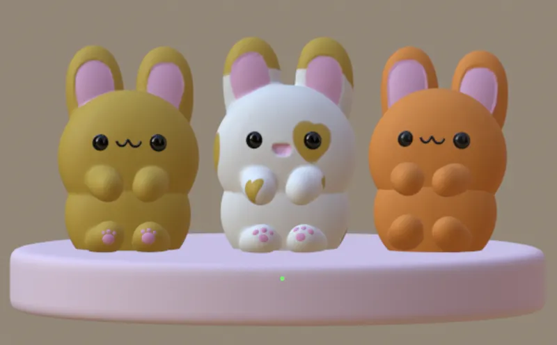 Three cute teddy’s