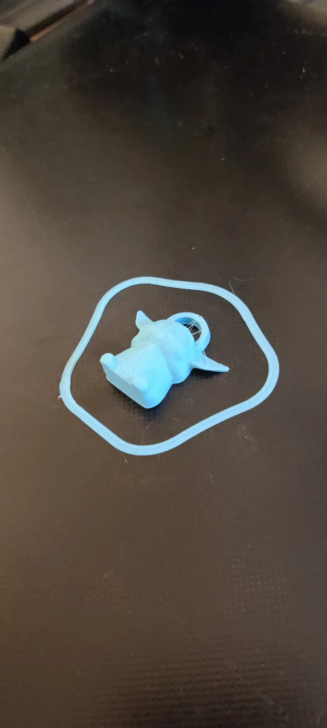 Baby Yoda Ding Ding Keychain