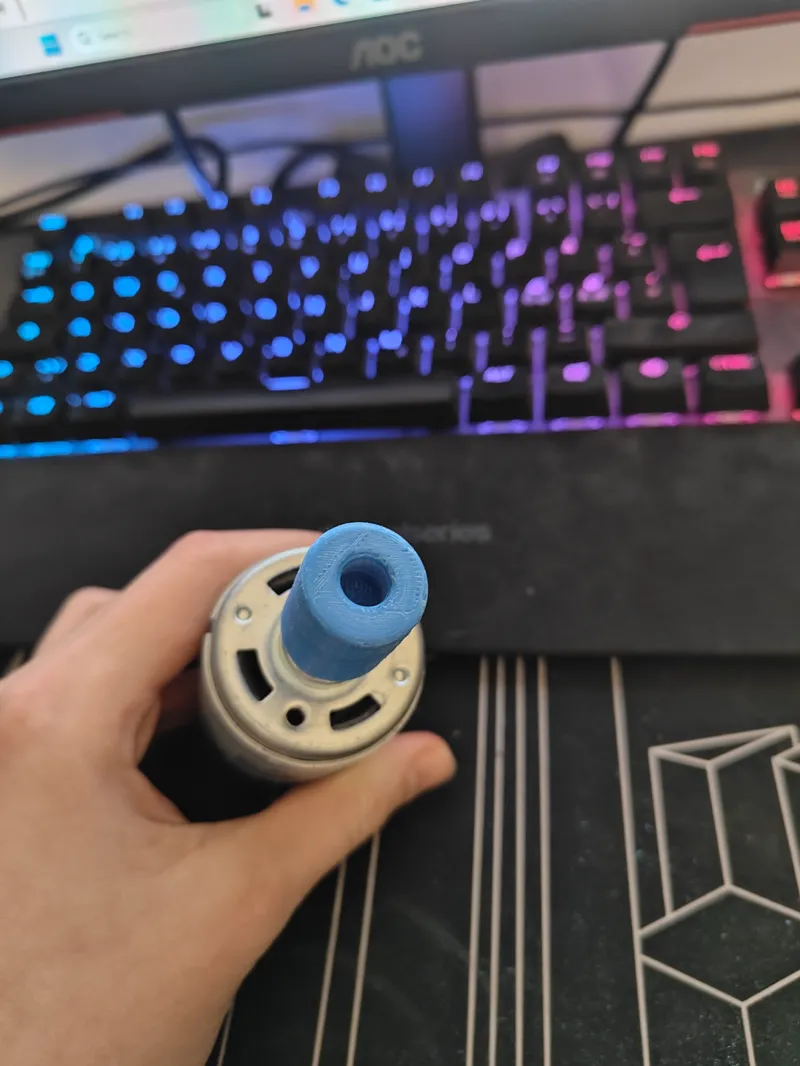 5mm to 9mm adapter (Fits dc 775 motor)