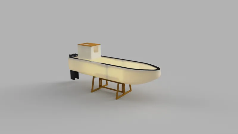 FPV RC UTILITY DISPLACEMENT BOAT