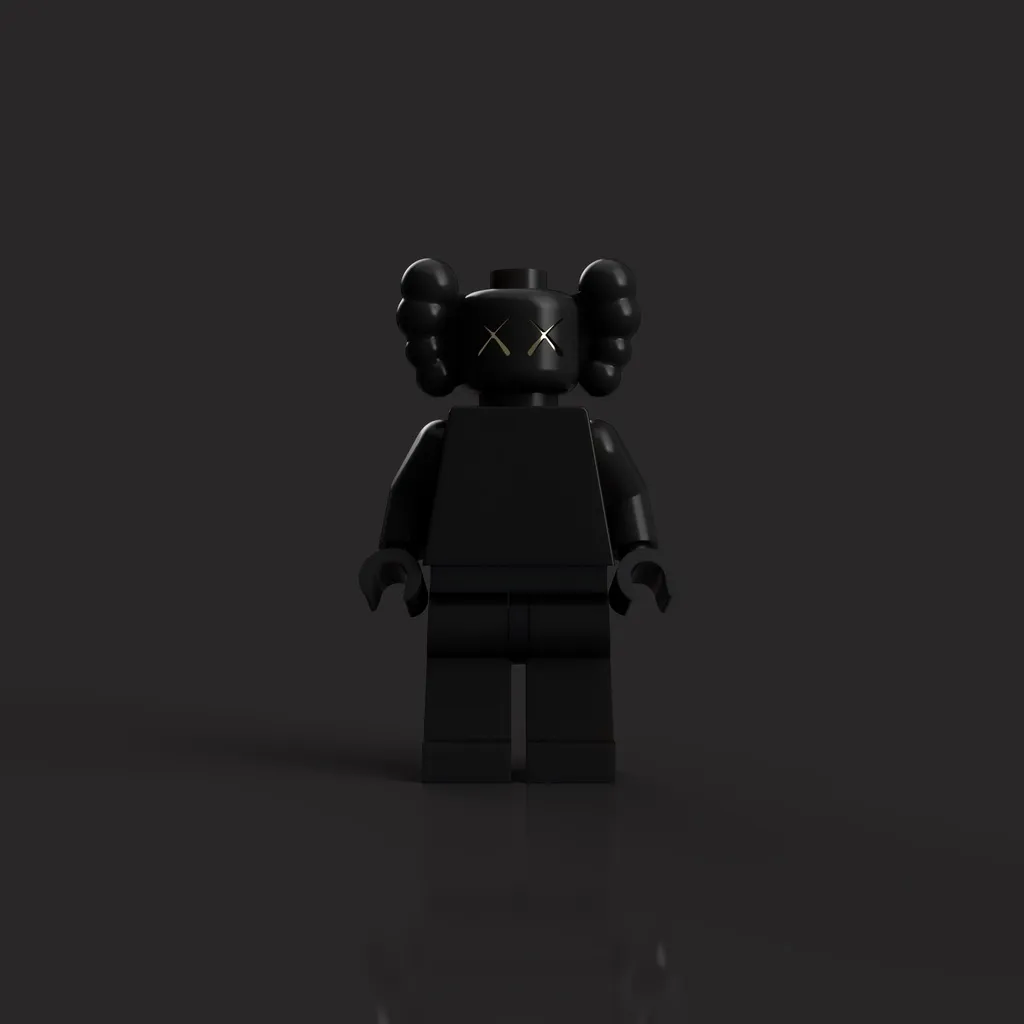Brick x KAWS Figure - Miniatures - PLA - 3D printed product