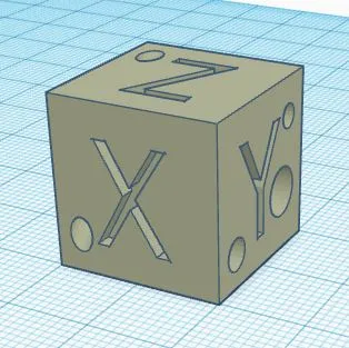 Calibration Cube Hole