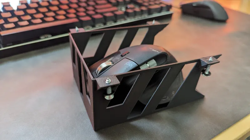 Strong Under Desk Mouse Holder
