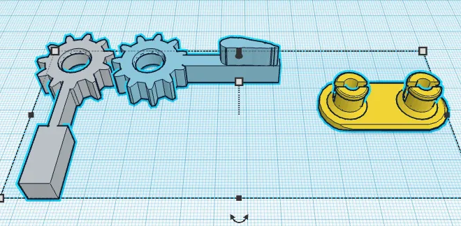 Angle holding plane gears