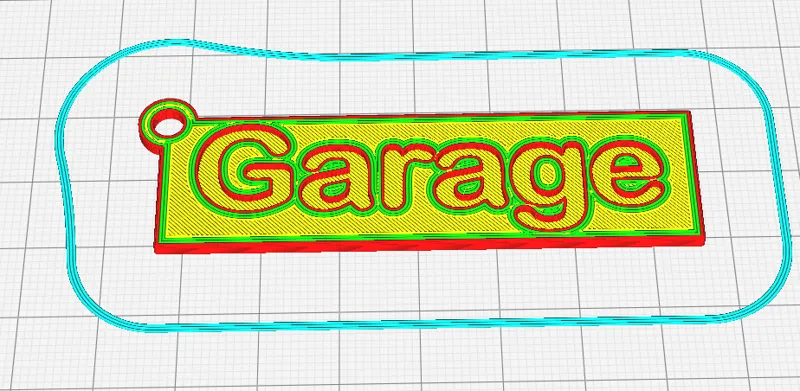 Garage Key Badge