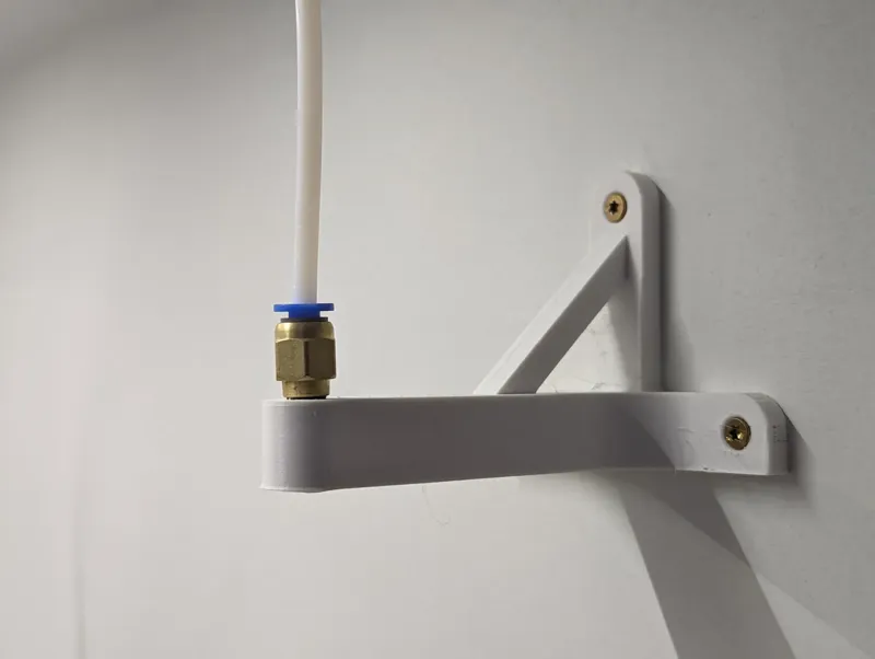 Wall Mount for Filament Feeder PTFE Tube