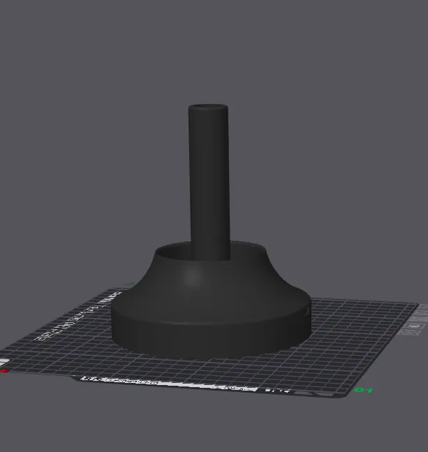 Moon Litophane Holder (With stick for LED)