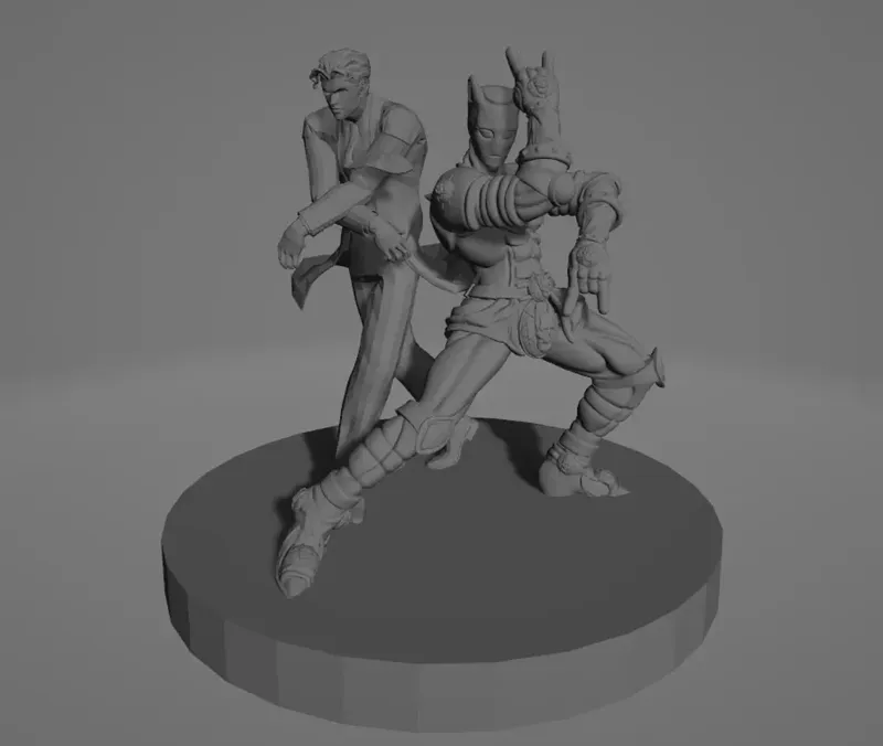 Yoshikage Kira and Killer Queen Miniature