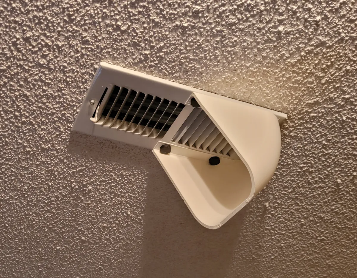 Déflecteur pour bouche d'aération (mode vase)