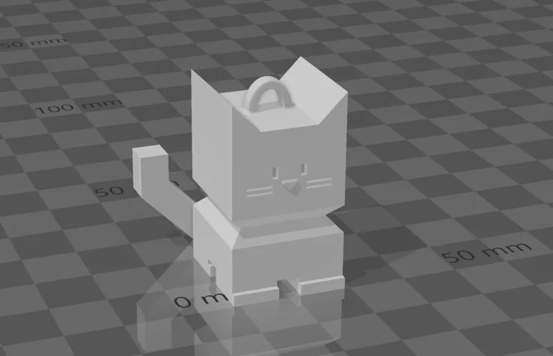 Calibration Cat Keychain