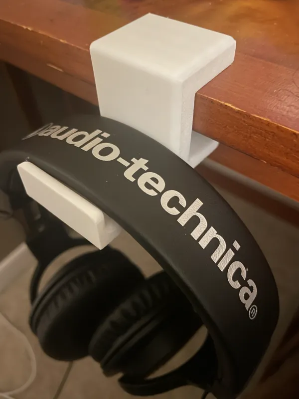 Support casque minimaliste à visser