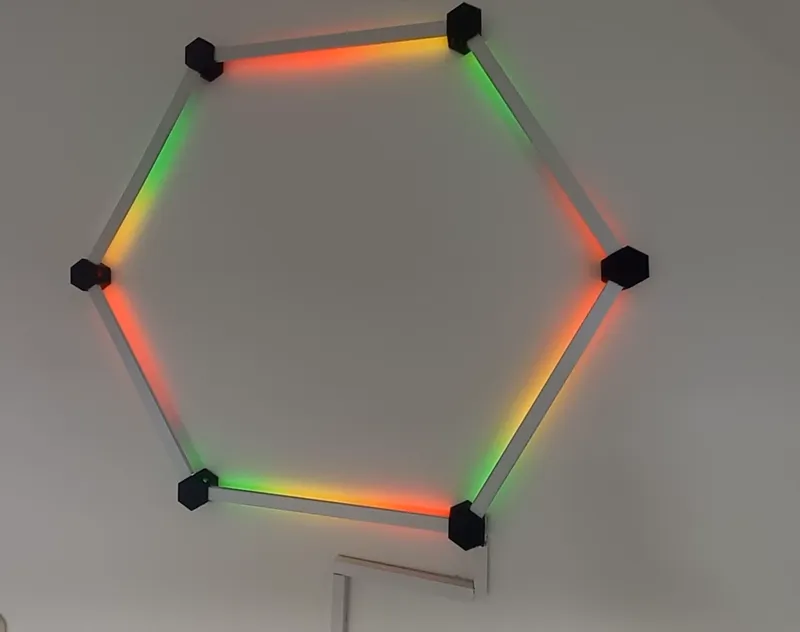 DIY Nanoleaf Lines NO SOLDERING (Control over effects not available, Arduino)