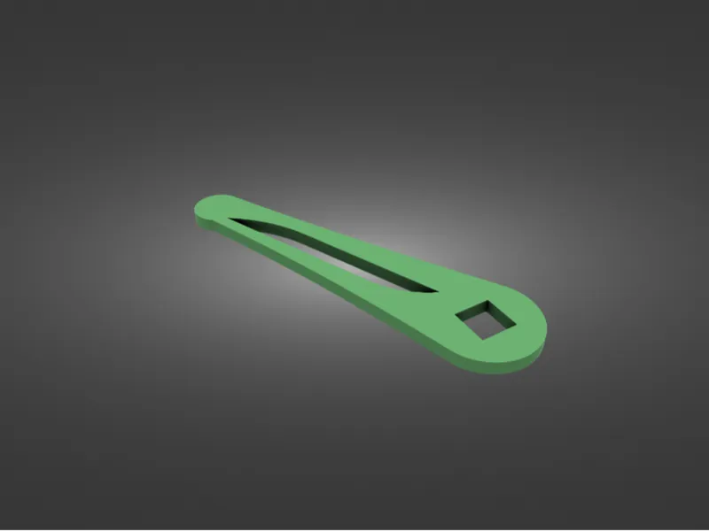 FAAC Genius G-Bat 300 Gate Piston Key 