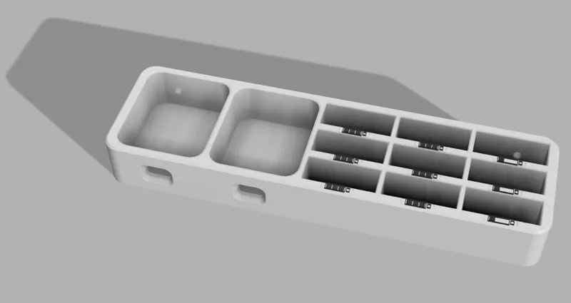GoPro battery station with interchangeable logo
