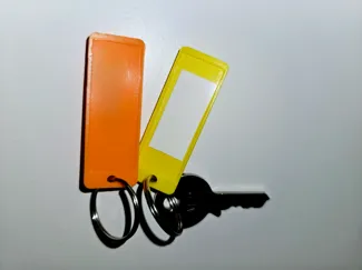 Keychain Label Tag