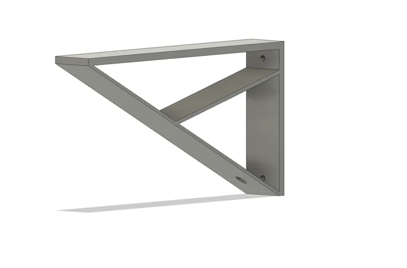 Reinforced Shelf support (minimalist)