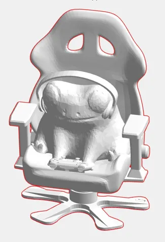 Fred the frog but hes a gamer