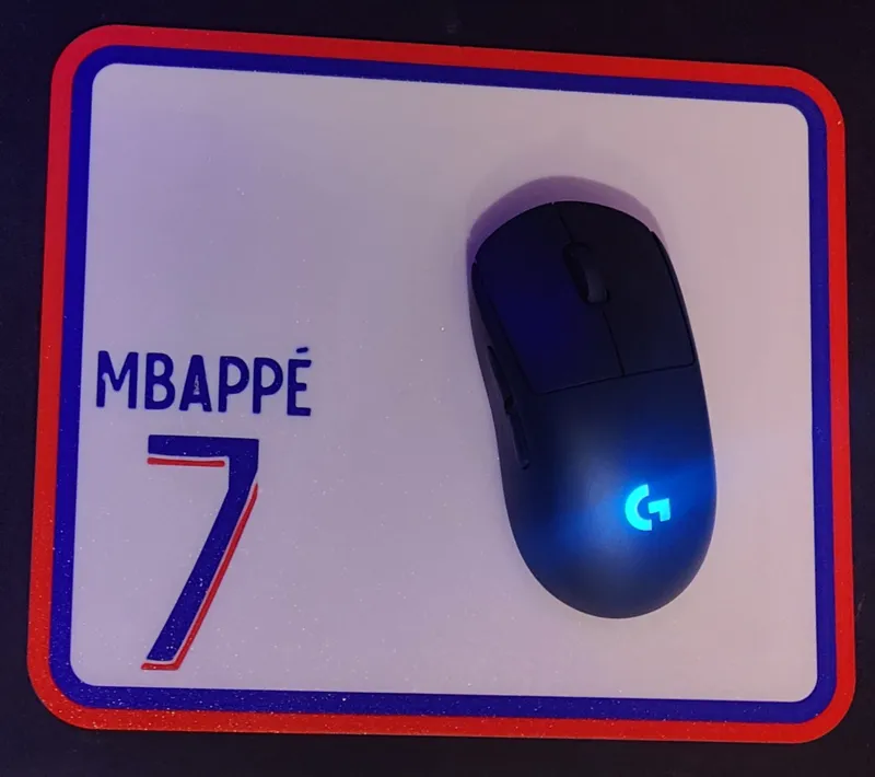 Mbappe` Mousepad 250mmx210 3 colors.
