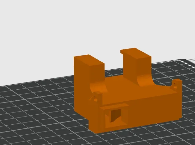 Fan duct for MZE Melt zone extender for Qidi X3 Series