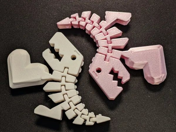 Cœur articulé Flexi Rex low poly