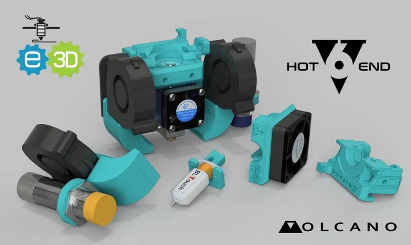 CR-10 Heavy Duty customisable modular e3D V6 mount