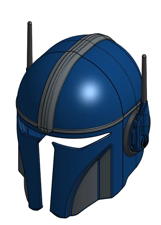 "Echo" Mandalorian Helmet