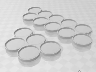 Movement Trays for 28mm Bases 1x5 and 1x10