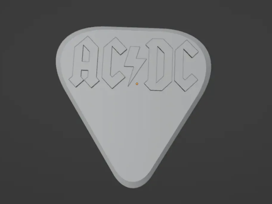 AC/DC plectrum by Chappytje - MakerWorld