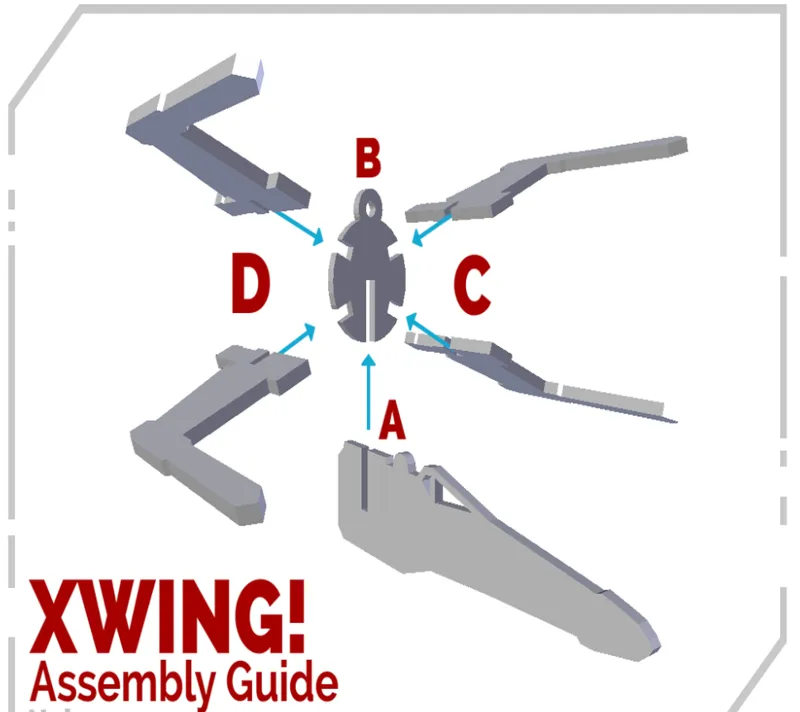 X-Wing Kit Card