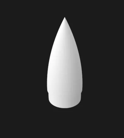 60mm nose cone for model rocket
