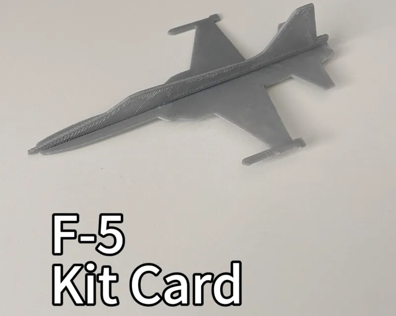 F-5 Plane Kit-Card