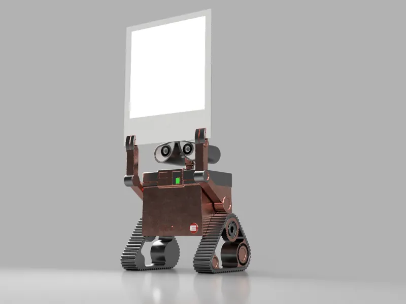Wall-E Note/ Photo holder